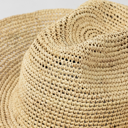 Tilda Raffia Cowboy Hat - Natural